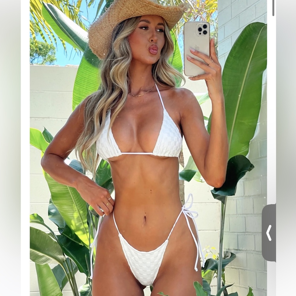 White fox bikini